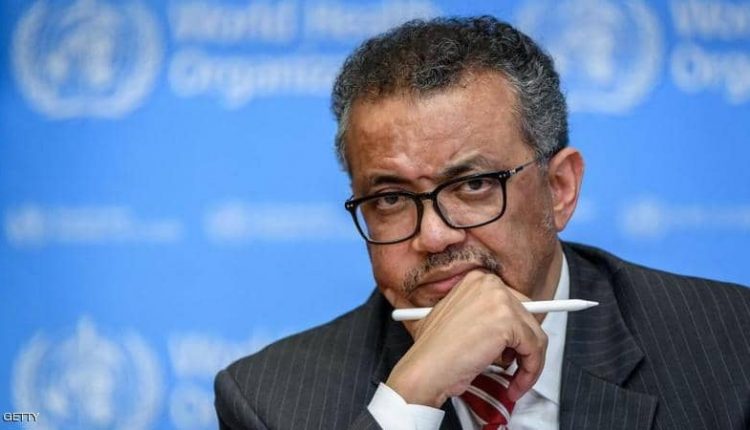 تيدروس أدهانوم رئيس منظمة الصحة العالمية