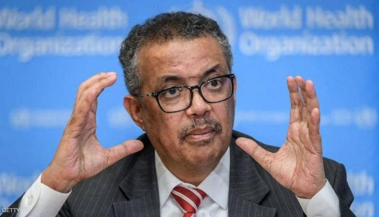 تيدروس أدهانوم المدير العام لمنظمة الصحة العالمية