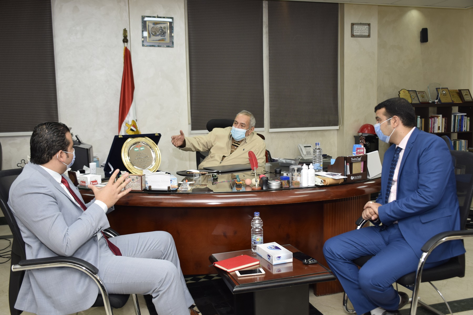 الدكتور أسامة عباس رئيس شركة أوركيديا 