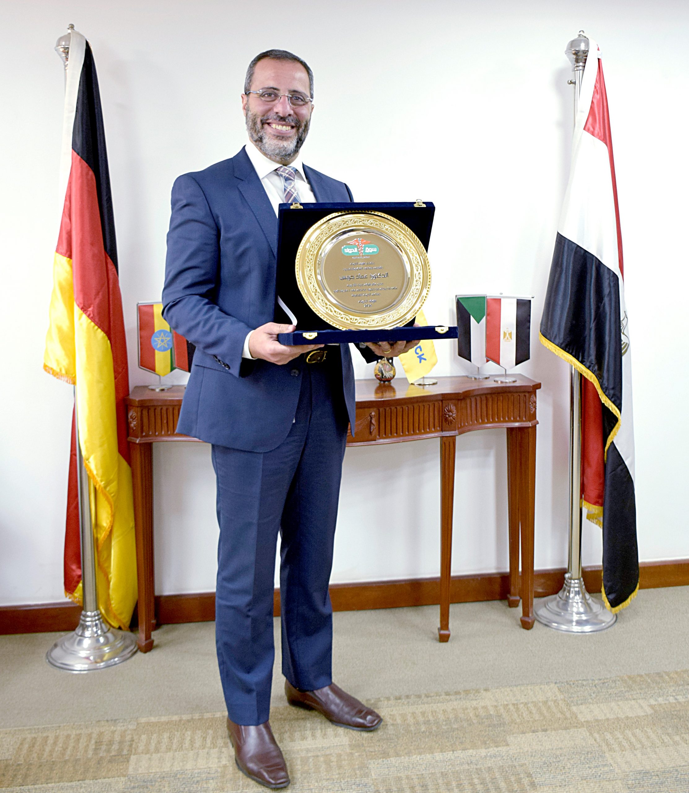 الدكتور عماد جريس العضو المنتدب لشركة ميرك للأدوية في مصر وأسواق أفريقيا النامية