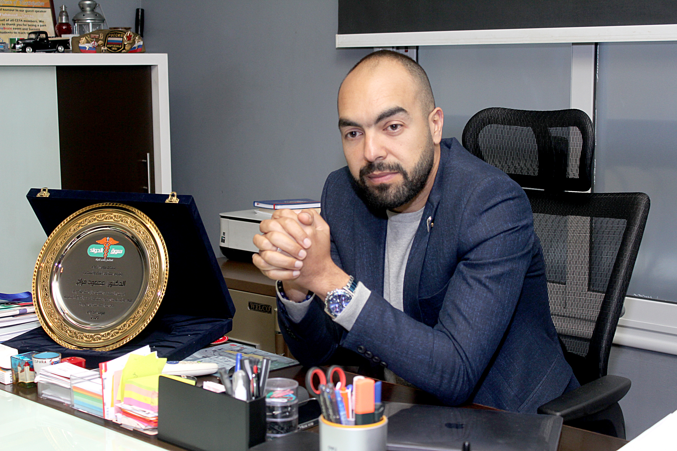 الدكتور محمود فراج الرئيس التنفيذي لشركة بارك فيل للأدوية
