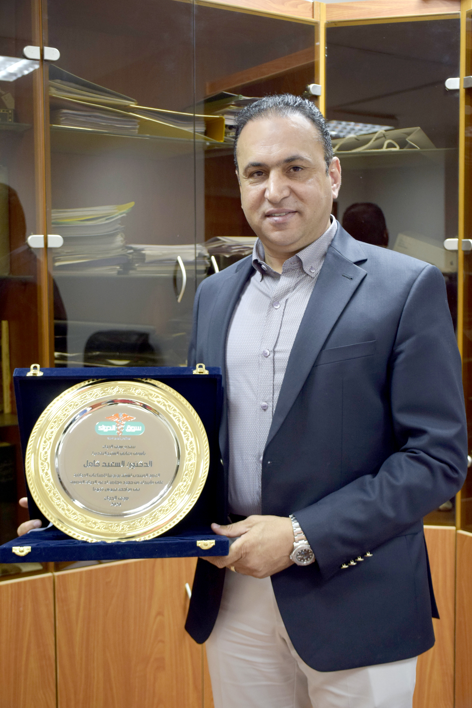 الدكتور السعيد كامل العضو المنتدب لشركة يوتوبيا للصناعات الدوائية