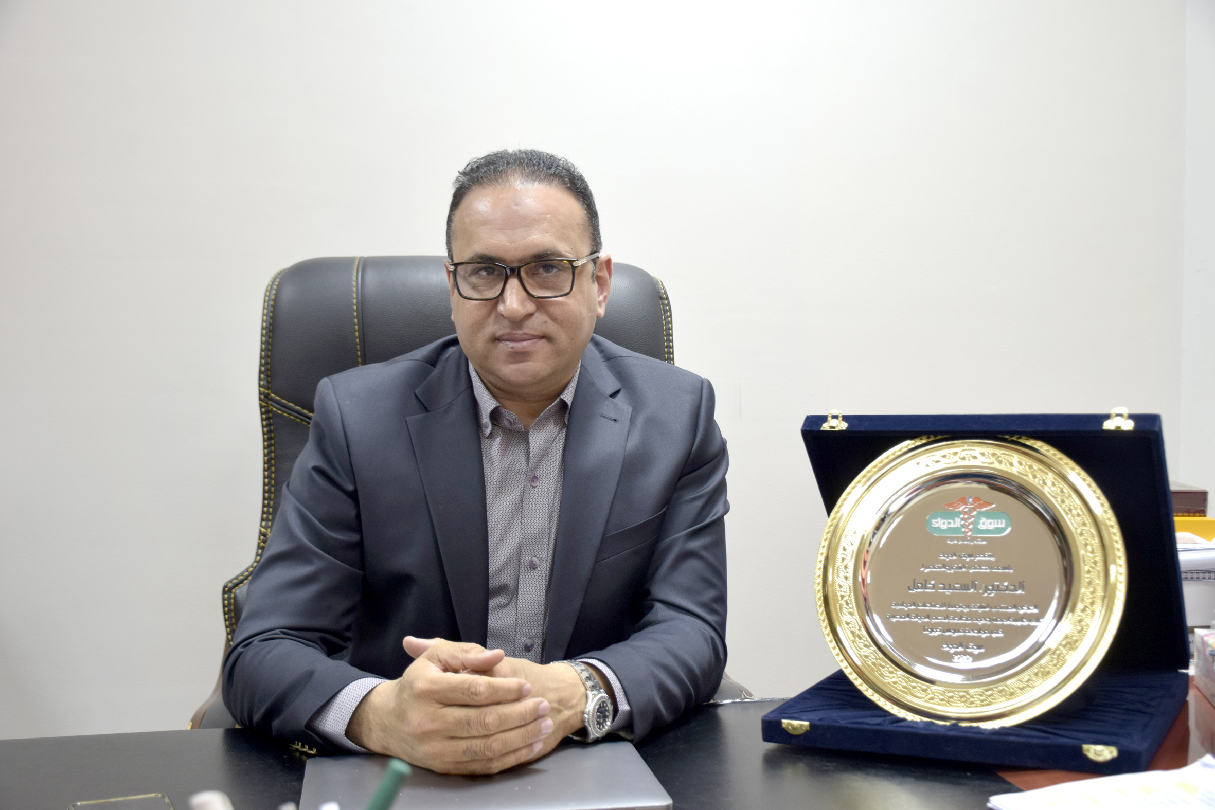 الدكتور السعيد كامل العضو المنتدب لشركة يوتوبيا للصناعات الدوائية