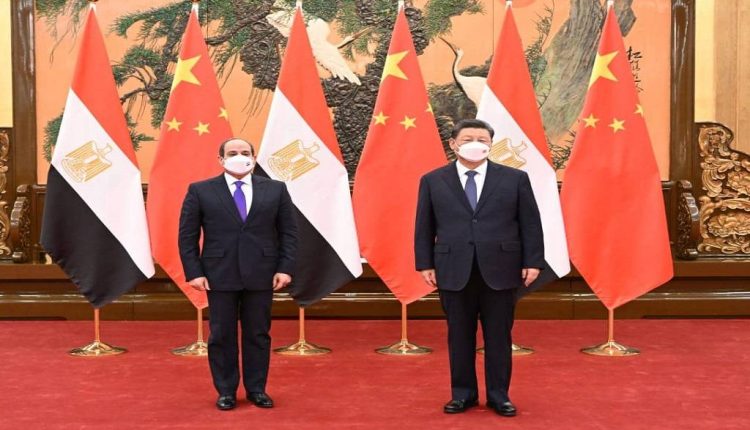 الرئيس السيسي ورئيس الصين